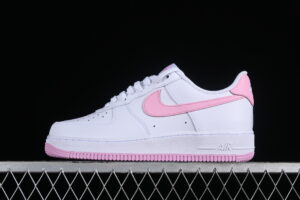 Nike Air Force 1'07 Low White Pink Air Force 1 Low Top Casual Skate Shoes FJ4146-101