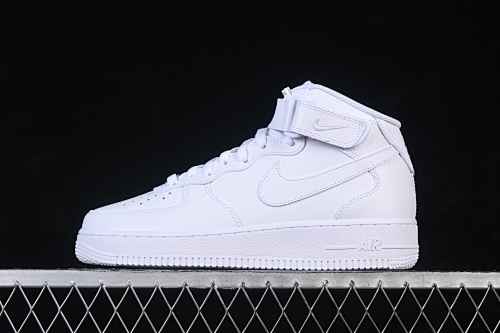 Nike Air Force 1'07 Mid Triple White Air Force 1 Mid Top Casual Skate Shoes CW2289-111
