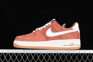 Nike Air Force 1'07 Low White Suede Air Force 1 Low Top Casual Skate Shoes AV0383-221