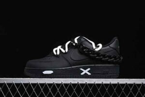 Nike Air Force 1'07 Low Black Functional Air Force 1 Low Top Casual Skate Shoes CW2288-763