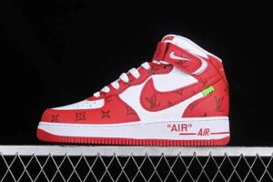 Nike Air Force 1'07 Mid White Black Brown Air Force 1 Mid Top Casual Skate Shoes CW2289-111