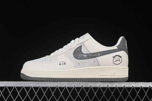 Nike Air Force 1'07 Low Cream Grey Air Force 1 Low Top Casual Skate Shoes DF0188-036