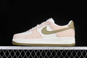 Nike Air Force 1'07 Low Cream White Brown Green Colorway Air Force 1 Low Top Casual Skate Shoes FF7795-222