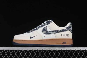 Nike Air Force 1'07 Low Collaboration Grey Air Force 1 Low Top Casual Skate Shoes KK1988-052