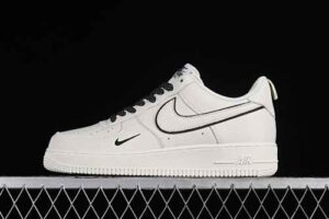 Nike Air Force 1'07 Low Classic Black Star Pattern Air Force 1 Low Top Casual Skate Shoes Starry Sky Glitter MJ0319-021