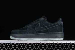 Nike Air Force 1'07 Low Black Suede Air Force 1 Low Top Casual Skate Shoes XT7138-101