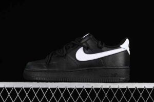 Nike Air Force 1'07 Low Black White Classic Air Force 1 Low Top Casual Skate Shoes ZH0316-018