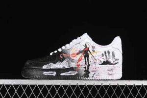 Nike Air Force 1'07 Low Black Air Force 1 Low Top Casual Skate Shoes ZH0316-045