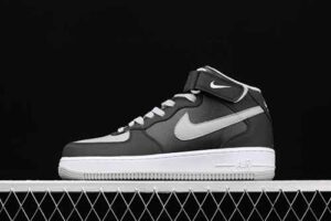 Nike Air Force 1'07 Mid Air Force 1 Grey Mid Top Casual Skate Shoes 854851-067