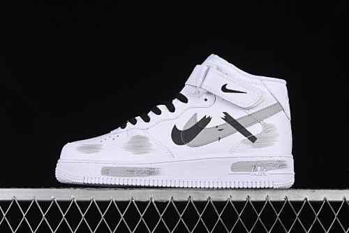 Nike Air Force 1'07 Low Air Force 1 Mid Top Casual Skate Shoes Hand Painted CW2289-111
