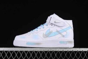 Nike Air Force 1'07 Mid Air Force 1 Mid Top Casual Skate Shoes Hand Painted CW2289-111