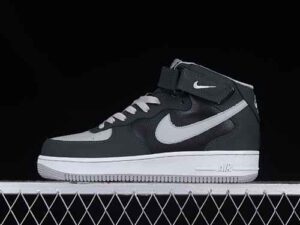 Nike Air Force 1'07 Mid Grey Air Force 1 Mid Top Casual Sports Skate Shoes CW6817-067