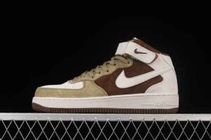 Nike Air Force 1'07 Mid Colorway Air Force 1 Suede Mid Top Casual Skate Shoes HD3053-188