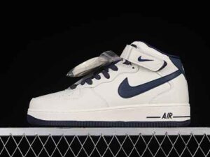 Nike Air Force 1'07 Mid Cream Blue Colorway Air Force 1 Mid Top Casual Skate Shoes PA0920-508