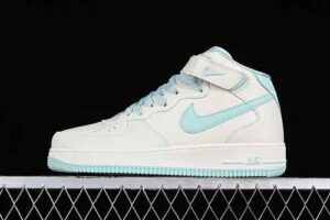 Nike Air Force 1'07 Mid Cream Blue Colorway Air Force 1 Mid Top Casual Skate Shoes PA0920-708