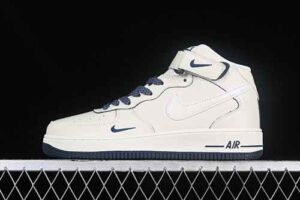 Nike Air Force 1'07 Mid Blue Air Force 1 Mid Top Casual Skate Shoes SG2356-801