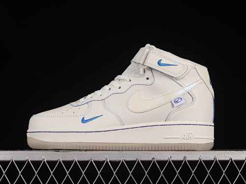 Nike Air Force 1'07 Mid "Pearl White" White Air Force 1 Mid Top Casual Skate Shoes FB1869-055