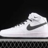 Nike Air Force 1 AF1 Mid Air Force 1 Triple White Mid Top Skate Shoes 366731-808
