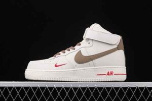 Nike Air Force 1 Mid Air Force 1 White High Top Casual Skate Shoes 808788-995