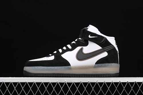 Slam Jam x Nike Air Force 1'07 Mid Collaboration Series Mid Top Casual Skate Shoes BC9825-101