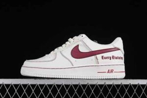 Vlone x Nike Air Force 1'07 Low Collaboration Red Air Force 1 Low Top Casual Version AA5360-010 Reps