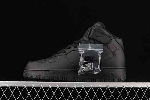 Y Version Nike Air Force 1'07 Low Air Force 1 Mid Top Black Casual Skate Shoes CW2289-001