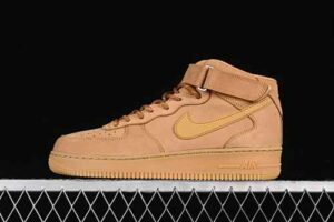 Company Level Nike Air Force 1'07 Mid Air Force 1 Wheat Suede Mid Top Casual Skate Shoes DJ9158-200 Reps
