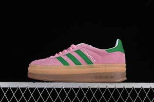 Original Quality Adidas Originals Gazelle Bold IE0420 Originals Platform Casual Non Slip Wear Resistant Low Top Skate Shoes Reps