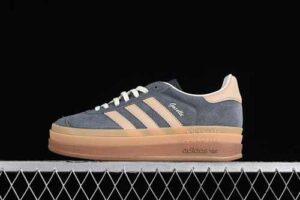 Original Quality Adidas Originals Gazelle Bold IE0428 Originals Platform Casual Non Slip Wear Resistant Low Top Skate Shoes Reps
