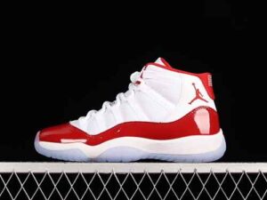 Air Jordan 11 "Cherry" Air Jordan 11 Jordan 11 Red Authentic Label High Top Basketball Shoes 378038-116