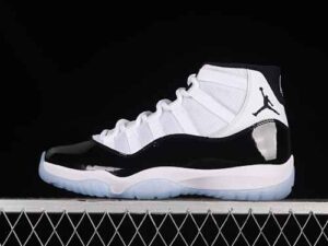 LJR Version Air Jordan 11 Concord Air Jordan 11 Jordan 11 Black White Basketball Shoes 378037-100