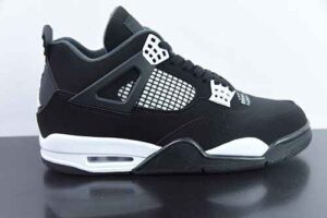 FJY97371136 Nike AJ4 Retro"White Thunder" Black White FQ8138-001