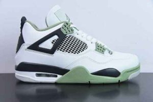 GPYJ55244152C AJ 4 Retro"Military Blue" Jordan AJ4 Mid Top Retro Casual Sports Culture Basketball Shoes White Blue Blue Limited 308497-105
