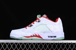Air Jordan 5 Low AJ5 5 White Low Top Basketball Shoes 1551183