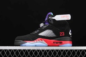 Air Jordan 5 ''Top 3'' AJ5 5 Purple Black Red CZ1786-001 Reps