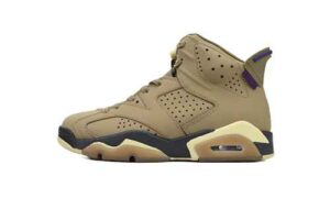 BA1Q1 Brown Cost Effective Jordan 6 Sports Basketball Shoes FD1643-300 Air Jordan 6 Gore-Tex "Brown Kelp"