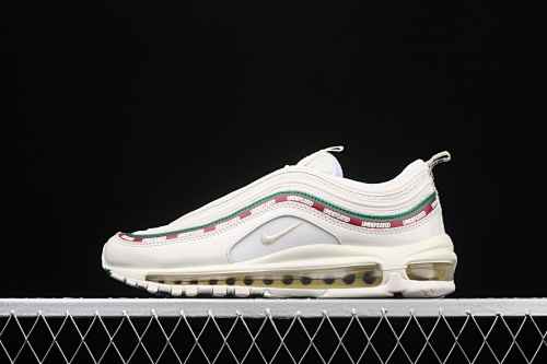 Nike Air Max 97 Undefeated Collaboration White Green Air Jordan 1986-100