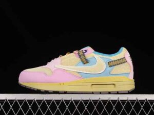 Travis Scoot x Nike Air Max 1 Collaboration Retro Casual Running Shoes DO9392-100 Reps