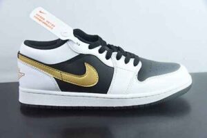 JLD65047031 Air Jordan 1 Low Top Black White Pink Jordan 1 DC0774-107