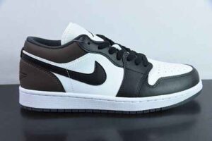 LAJV23003537 Nike Air Jordan 1 Black Brown Jordan 1 Low Top Casual Skate Shoes 553558 152