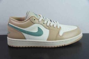 NAJQ93645538 Nike Cream Air Jordan 1 Low Top Casual Skate Shoes DC0774 130