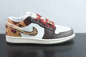 Year of the Horse NLU55141030 Nike Air Jordan 1 Black White Brown Low Top Casual Skate Shoes DC0774-200