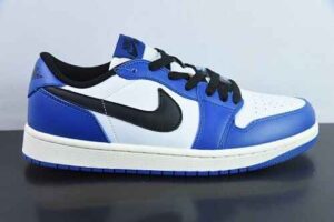 PAJM63840136 Nike Air Jordan 1 Jordan 1 Blue White Black Low Top Culture Casual Skate Shoes CZ0790 140