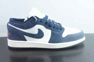 RLD65883540 Popular Air Jordan 1 Jordan 1 Low Top Culture Casual Shoes IO7448-400 Blue White