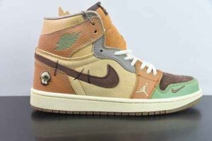 XBF21095546 Zion Williamson x AJ 1 Retro High OG Voodoo High Top Brown Air Jordan 1 DZ7292-100