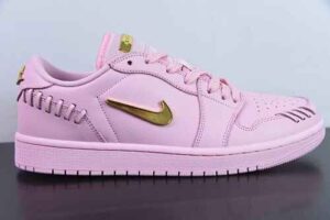 YAJC65837132 Nike Air Jordan 1 Jordan 1 Pink Low Top Culture Casual Sports Skate Shoes FN5032-600