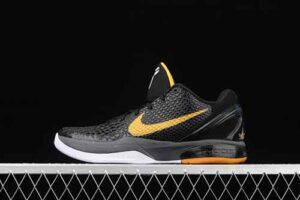 Version Nike Kobe VI Protro 6 6 Black Basketball Shoes 436311-002