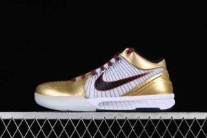 Original Quality Version Undefeated x Nike Zoom Kobe IV ZK4 Collaboration FQ3544-100 Reps