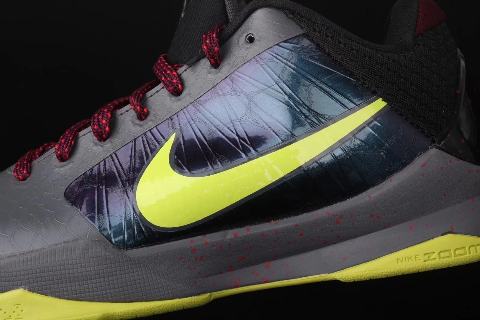 Original Quality Version Nike Zoom Kobe 5 Chaos 5 Black Basketball Shoes CD4991001 Reps